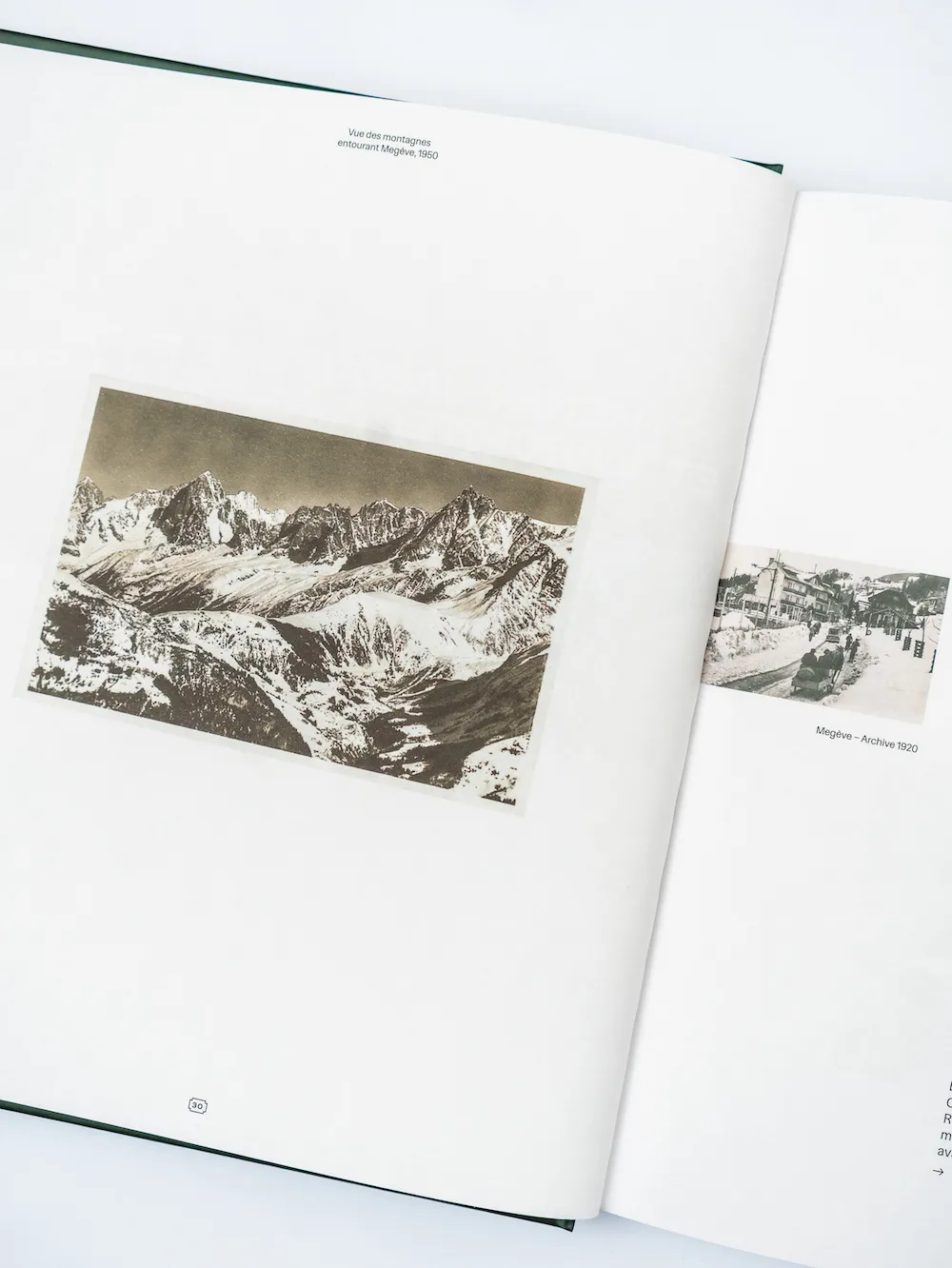 Spreads from the Le Chalet du Skieur monograph