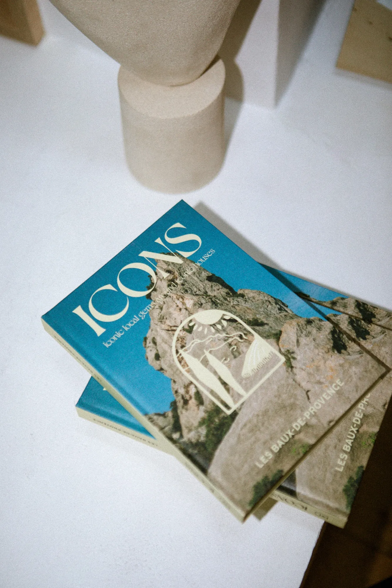 Spreads from the Icons pocket guides