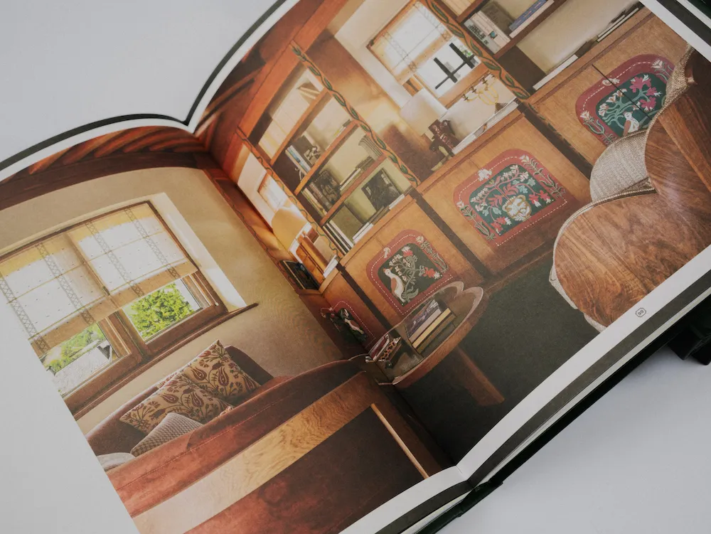 Spreads from the Le Chalet du Skieur monograph
